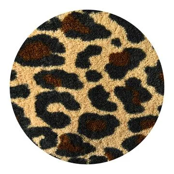 Textile texture coarse fabric, leopard polar fleece fabric texture Stock Photos