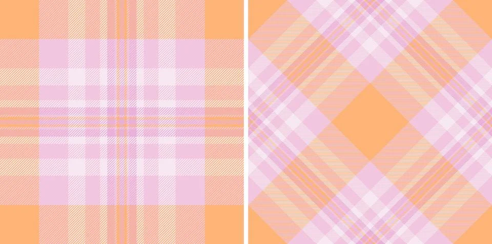 Textile texture fabric of background seamless plaid with a tartan pattern c.. Stock Illustration