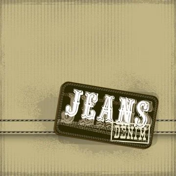 Textile texture jeans background Stock Illustration