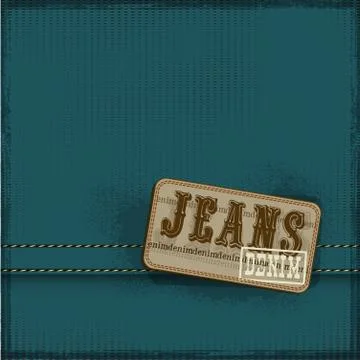Textile texture jeans background Illustrazione stock