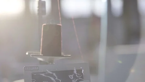 Textile Threads Industry Stock Footage 119115080