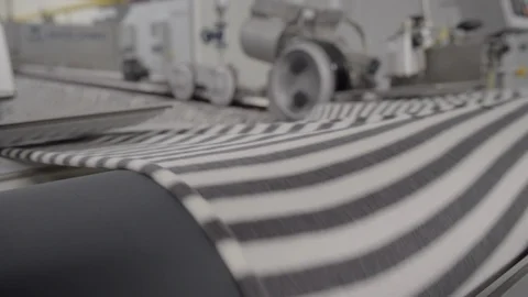 Textile treatment. Textile Industry. Stock Footage 89569201