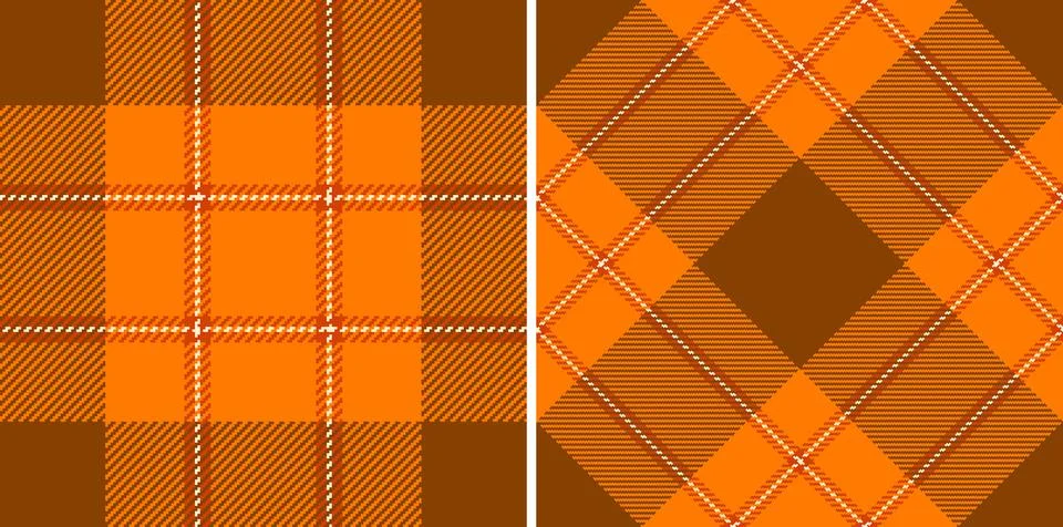 Textile vector plaid of pattern check texture with a seamless tartan backgr.. Illustrazione stock