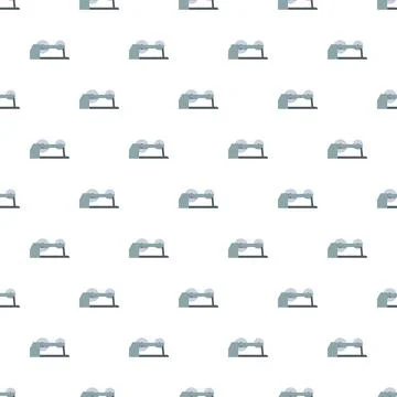 Textile weaving equipment pattern seamless background Stock Illustration
