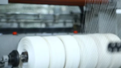 Textile Yarn Machine 動画素材 194787429