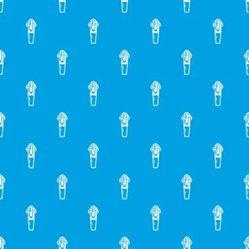 Textile zip pattern seamless blue Illustrazione stock