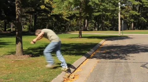 Texting accident Stock Footage 42809152