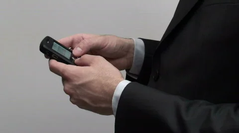 Texting businessman - HD  Stock Footage 462362