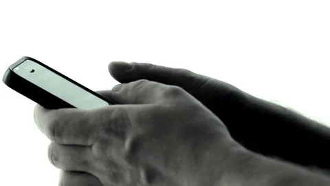Texting, chatting on your mobile device Stock Footage 70677373