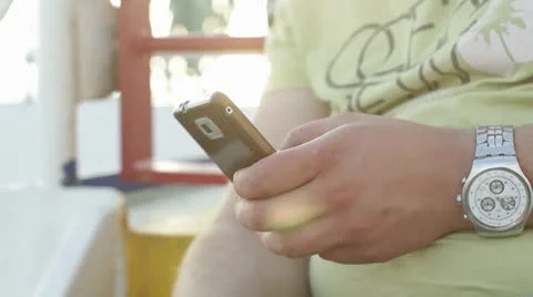 Texting Stock Footage 25184318