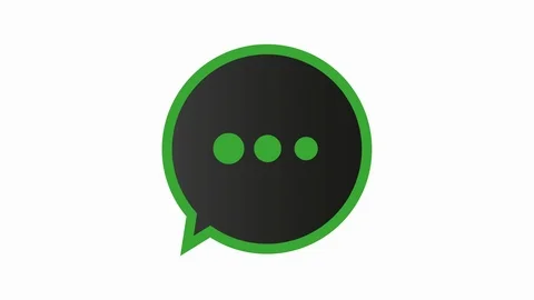 Texting motion 4k video on white background Stock Footage 124488594