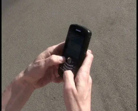 Texting by ocean V1 - PAL Stock Footage 10757343