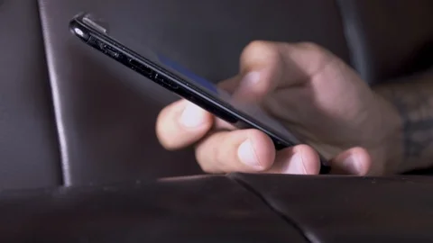 Texting on smartphone Stock Footage 91206056