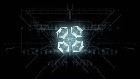 Texts and numbers within a complex digital world 스톡 동영상 94727662