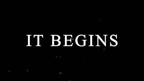 Textual Element Animation in Dark Space Cinematic Motion with Subtle Particle Video stock 344283667