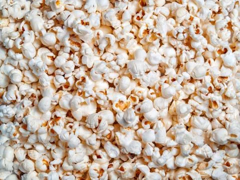 Textural background of popcorn Stock Photos