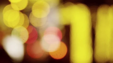 Texture 2 / Blurred Christmas Lights Stock Footage 254188041