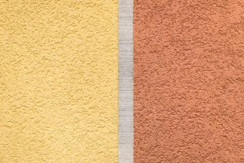 Texture abstract background decorative rough uneven plaster or concrete wall Stock Photos