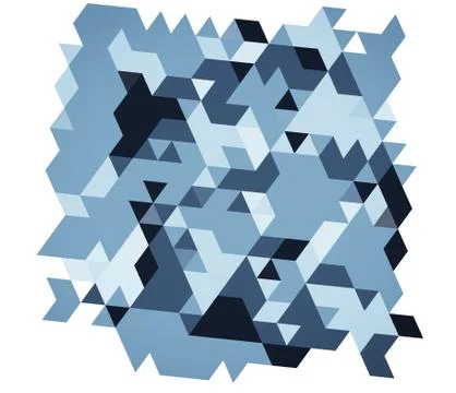 Texture abstract blue geometric illustrators background. Illustrazione stock