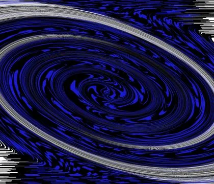 Texture abstract blue, white and black twist and turn into a storm background. Illustrazione stock