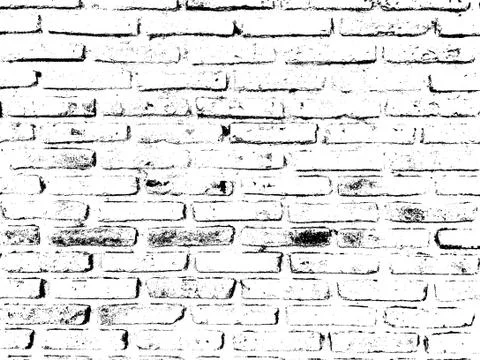 Texture of abstract brick wall background , bright white tone Stock Photos