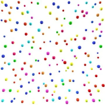 Texture from abstract cheerful balls Stock Illustration
