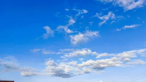 Texture abstract white clouds in the beautiful blue sky Stock Photos