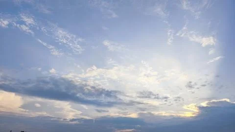 Texture abstract white clouds in the beautiful blue sky Stock Photos