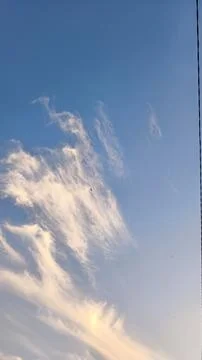 Texture abstract white clouds in the beautiful blue sky Stock Photos