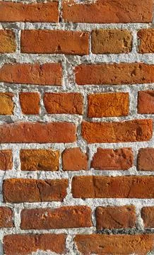 Texture of ancient brick wall Stock Photos