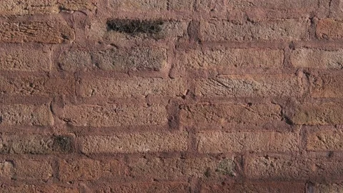 Texture of ancient handmade brick wall 動画素材 146759704