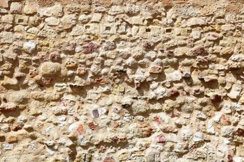 Texture of ancient stone wall Stock Photos