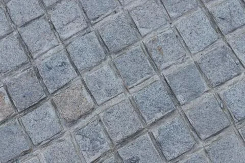 Texture and Background of Brown brick floor. Stock Photos