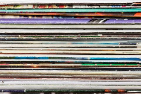 Texture and background from magazines for design and decor. Foto stock