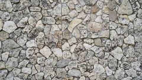 Texture and background for the material. Unique texture pattern of stone deco Stock Photos