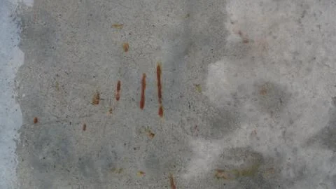 Texture and background of old and wet concrete pavement Stock Photos