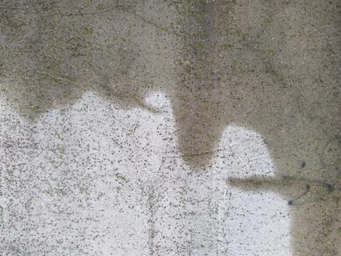 Texture and background of old and wet concrete slab Stock Photos