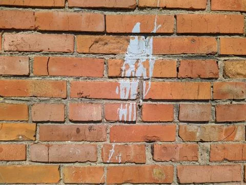 Texture and background of old and dirty red brick wall 写真素材