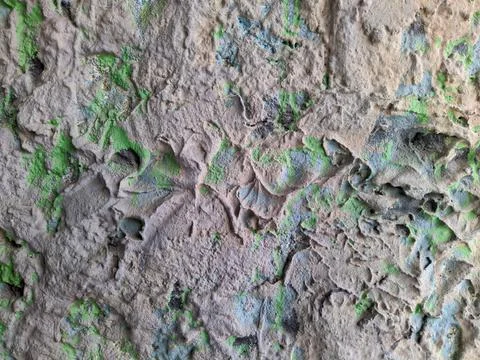Texture and background of the old building wall. Stock Photos