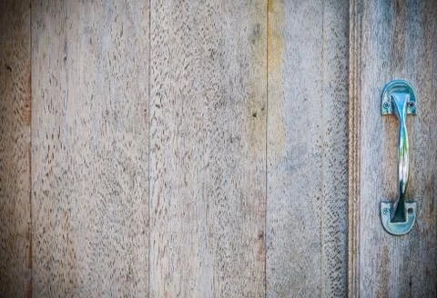 Texture and background of old  log with handle Foto stock