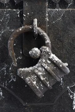 Texture and background. The old rusty iron parts, ST. Petersburg, Russia, Europe Stock Photos