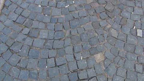Texture and background of pavement of stone slabs in the city Fotos Stock