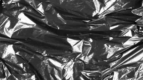 Texture and background of plastic wrinkled bag Stock Illustration