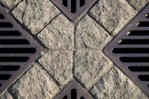 Texture and background of the sidewalk Stockfoto's