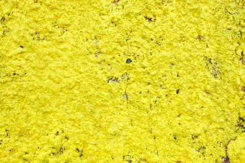 Texture and background of yellow stucco. Stock Photos