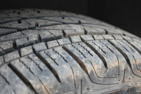 Texture and design of tire Stock Photos