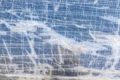 Texture and full-frame background of several layers of transparent adhesive tape Stock Photos