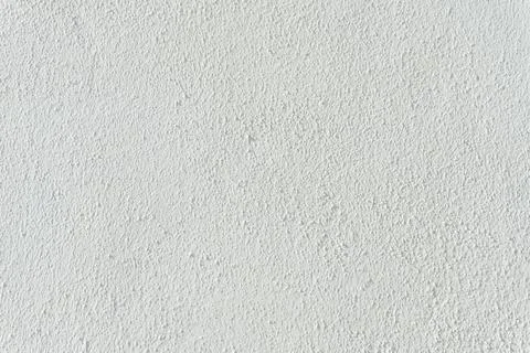 Texture and pattern of light gray plaster on an empty wall Foto stock