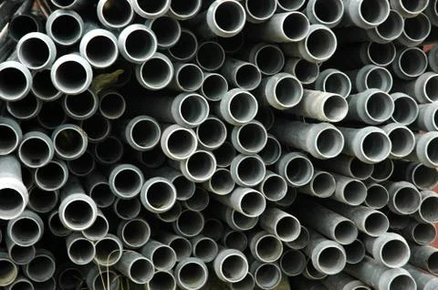 Texture and pattern of plastic pipe Stock Photos