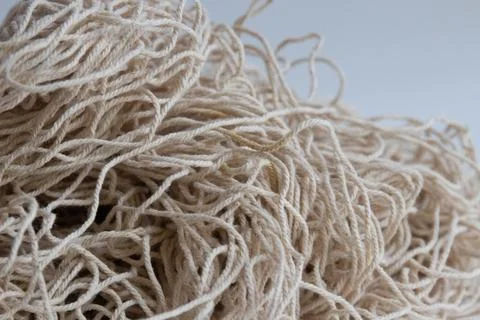 Texture and pattern of Tangled Threads 写真素材